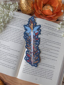 Meaggie Moos - Navy Faerie Dagger Die-Cut Bookmark