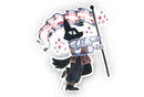 Shelley Couvillion - Trans Wolf Sticker – Queer Cuties Medieval Knight LGBTQIA+