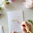 emily lex studio - Bouquets paintable watercolor notecard set
