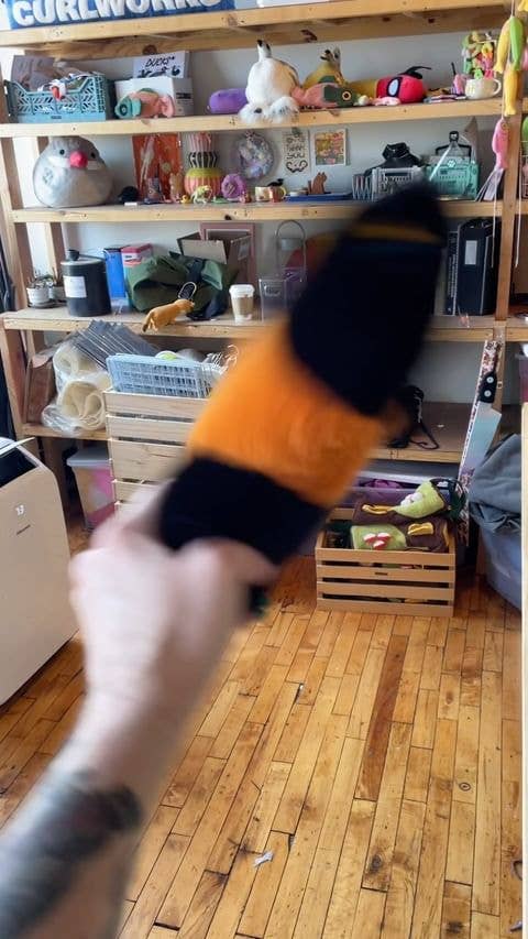 Curlworks - Wooly Bear Caterpillar Weighted Plush