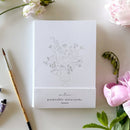 emily lex studio - Bouquets paintable watercolor notecard set