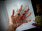Dark Veinlet - Clear Bookmark - Sphinx Cat Hairless Goth Gothic Horror