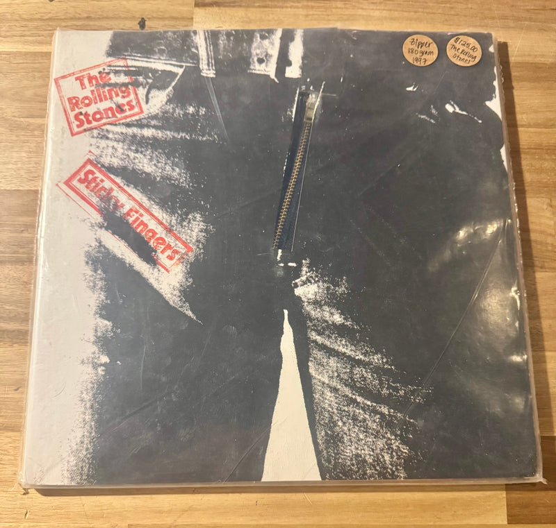 The Rolling Stones--Sticky Fingers (Andy Warhol-designed working zipper cover), Vinyl Record