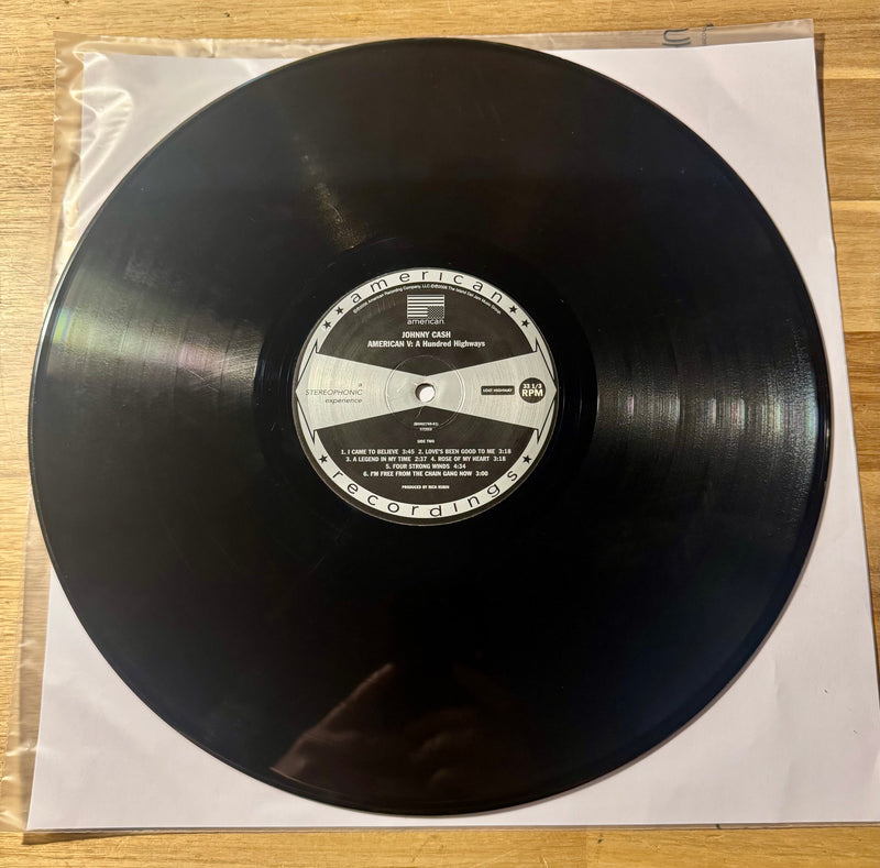 Johnny Cash--American V:  A Hundred Highways, Vinyl Record