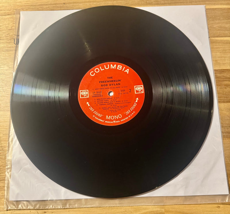 Bob Dylan--The Freewheelin' Bob Dylan, Vinyl Record