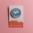 Bookishly (US Duties Paid) - Classics Reader – Wooden Pin