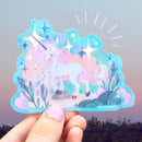 Rowan Kingsbury - Star Unicorn Iridescent Sticker