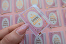 Jollie Ollie Designs - Book Society Sticker [with gold foil]