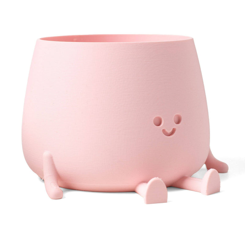Ingadi - Happy Pot Planter - Peach Pink: Medium