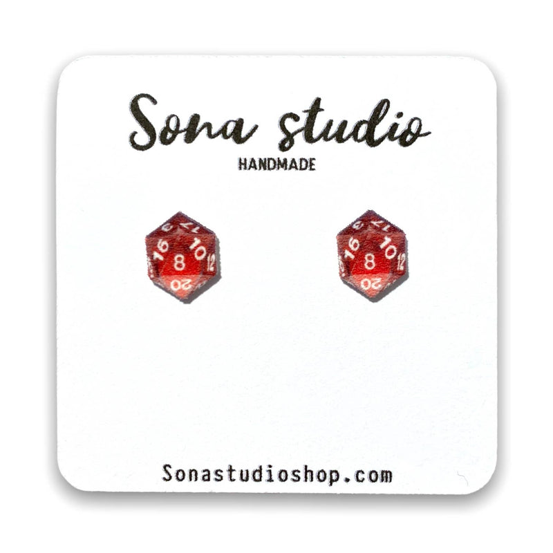 Sona Studio - D20 Dice Earrings