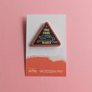 Bookishly (US Duties Paid) - True Crime Reader – Wooden Pin