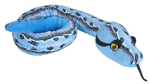 Wild Republic - Snake Slipstream Blue Stuffed Animal 54"
