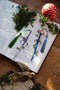 The Bookish Atelier - Floral and Ivy Sword Bookmarks: Rose Sword
