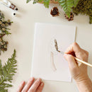 emily lex studio - Mushrooms paintable watercolor notecard set