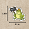 Wildly Enough - Kingsley with Trouble Sign Sticker | Asst to the Villain