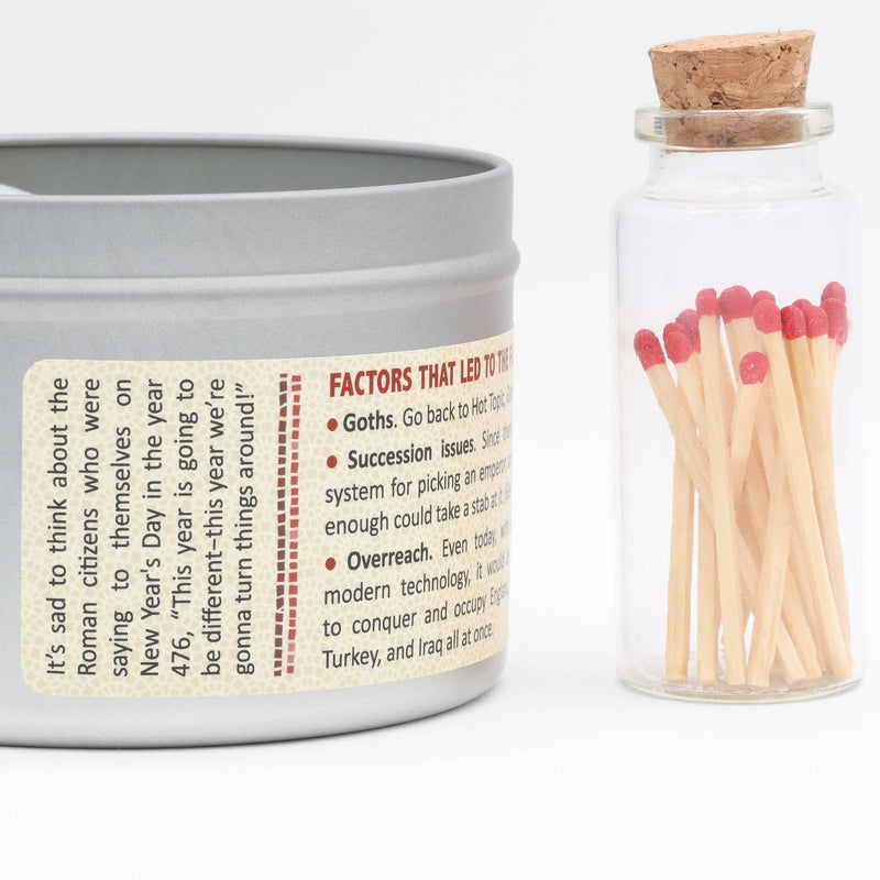 JD and Kate Industries - Fall of Rome Scented Candle