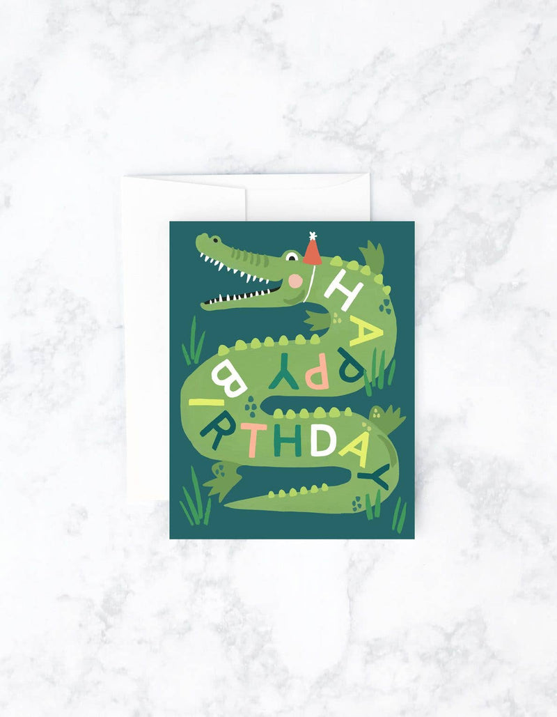 Idlewild Co. - Gator Birthday Greeting Card