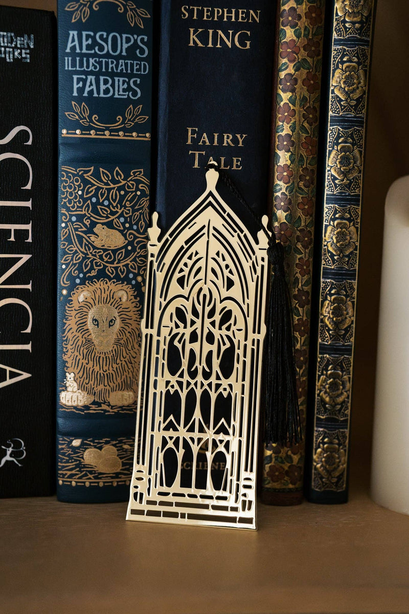 The Bookish Atelier - The Literary Portal Metal Bookmark