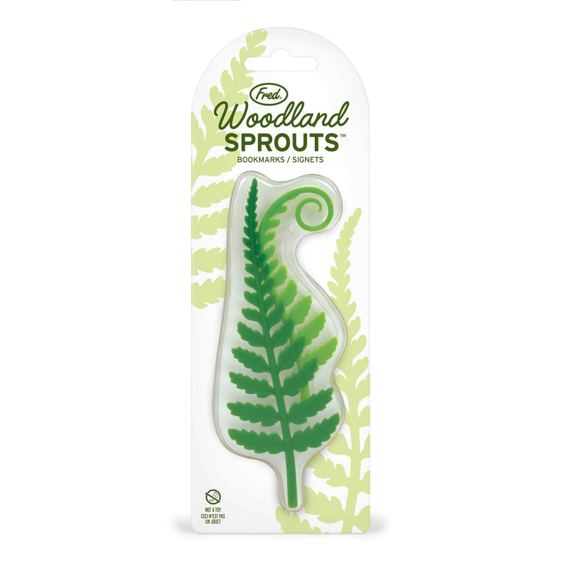 Fred & Friends - WOODLAND SPROUTS - Fern Bookmarks - Set of Two