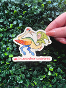 Beeftopia - Us in Another Universe Funny Medieval Vinyl Sticker