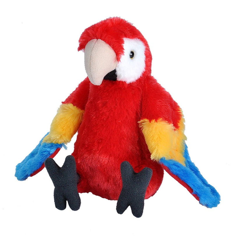 Wild Republic - CK-Mini Macaw Scarlet Stuffed Animal 8"