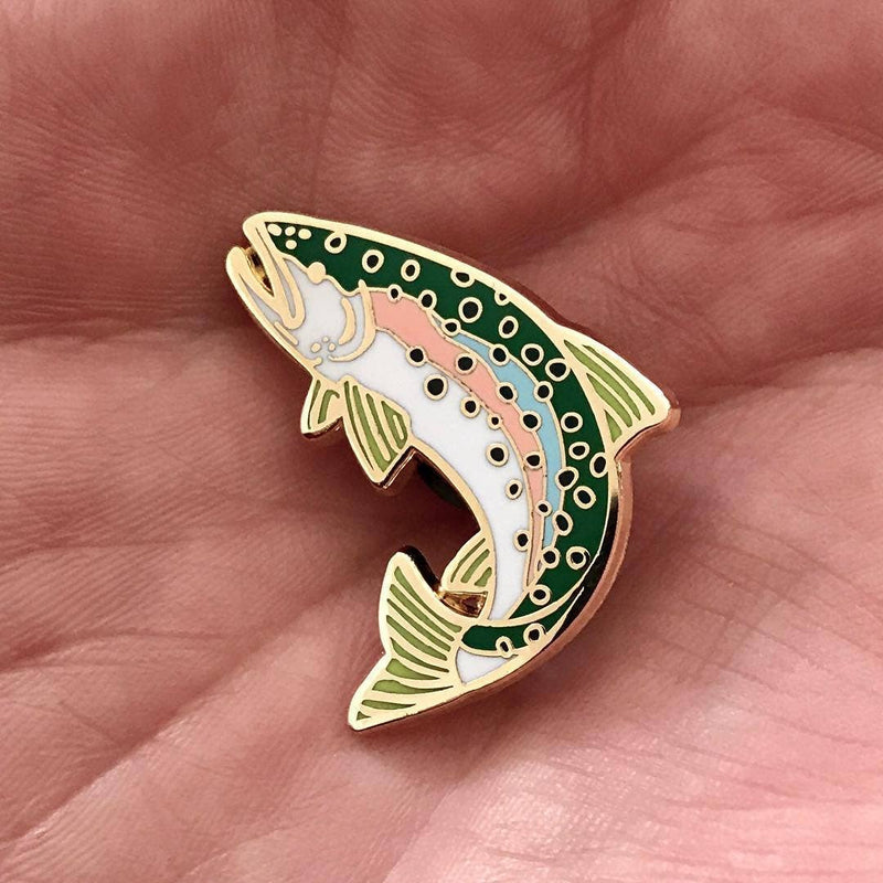 Wildship Studio - Rainbow Trout Enamel Pin