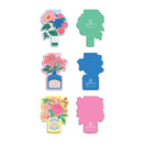 Chronicle Books - Ever Upward Florals Shaped Magnetic Bookmarks