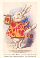 Found Image Press - Postcard KF-755 Alice in Wonderland, White Rabbit