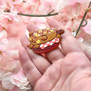 Woolblossom - Corndog ~ Soft Enamel Pin