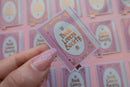 Jollie Ollie Designs - Book Society Sticker [with gold foil]
