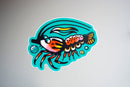 Curlworks - Shrimp - 3" Vinyl Sticker