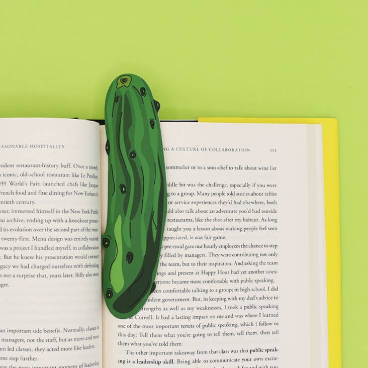 Humdrum Paper - Pickle Bookmark (it's die cut!)