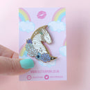 Glitter Punk - Dragon enamel pin