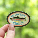 1canoe2 | One Canoe Two Paper Co. - Follow Your Rainbow Decal Sticker