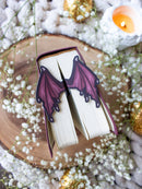 Meaggie Moos - 3D Dragon Wings Bookmark | Soft Touch: Black