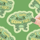 Turtle's Soup - Brain Frog | Frog | Animals | Cute | Vinyl Sticker