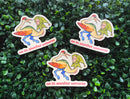 Beeftopia - Us in Another Universe Funny Medieval Vinyl Sticker