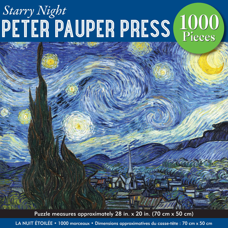 Peter Pauper Press - Starry Night 1000 Piece Jigsaw Puzzle