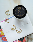 Idlewild Co. - Gold Plated Paper Clips (Jar of 25) | Crescent Moon