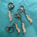 Mother of the Moon - Monarch Caterpillar Hard Enamel Keychain: Keychain only