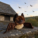 Wild Republic - Hug'Ems-Mini Bat Stuffed Animal 7"