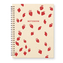 Ruff House Print Shop - Strawberry Pattern Journal : Lined Notebook