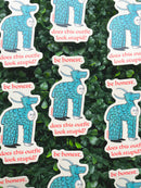 Beeftopia - Stupid Outfit Medieval Vinyl Sticker
