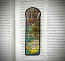 Dark Veinlet - Clear Bookmark - Alphonse Mucha Stained Glass Art Nouveau
