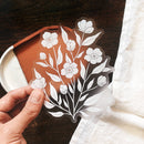 Flora West Design - Floral Brush Vinyl Sticker