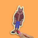 Turtle's Soup - Werewolf Monster Full Moon Halloween Bookmark