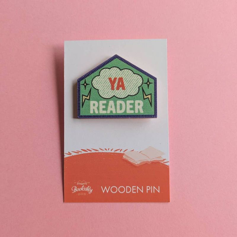 Bookishly (US Duties Paid) - YA Reader – Wooden Merit Pin