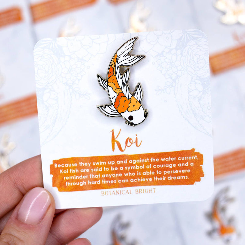 Botanical Bright - Koi Fish Enamel Pin
