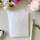emily lex studio - Bouquets paintable watercolor notecard set