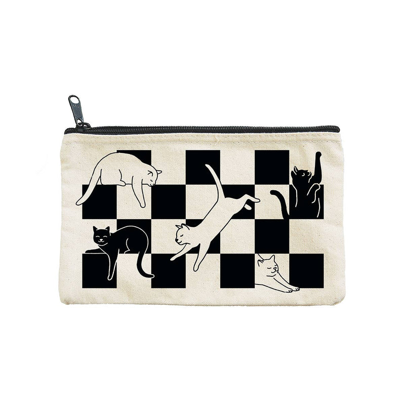 Seltzer Goods - Checker Cats Pouch